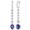4,23 Carat Diamond Sapphire Earrings - Image 2