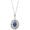 2,04 Carat Diamond Sapphire Necklace - Image 2