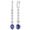 4,23 Carat Diamond Sapphire Earrings