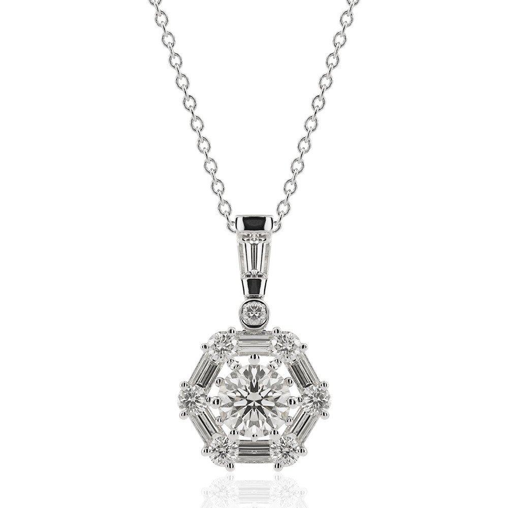 PPF0008-0002 1,66 Carat Diamond Design Necklace - Image 1