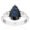 2,76 Carat Diamond Sapphire Ring