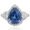 6,45 Carat Diamond Sapphire Ring - Image 2