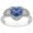 2,51 Carat Diamond Sapphire Ring
