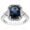 5,25 Carat Diamond Sapphire Ring