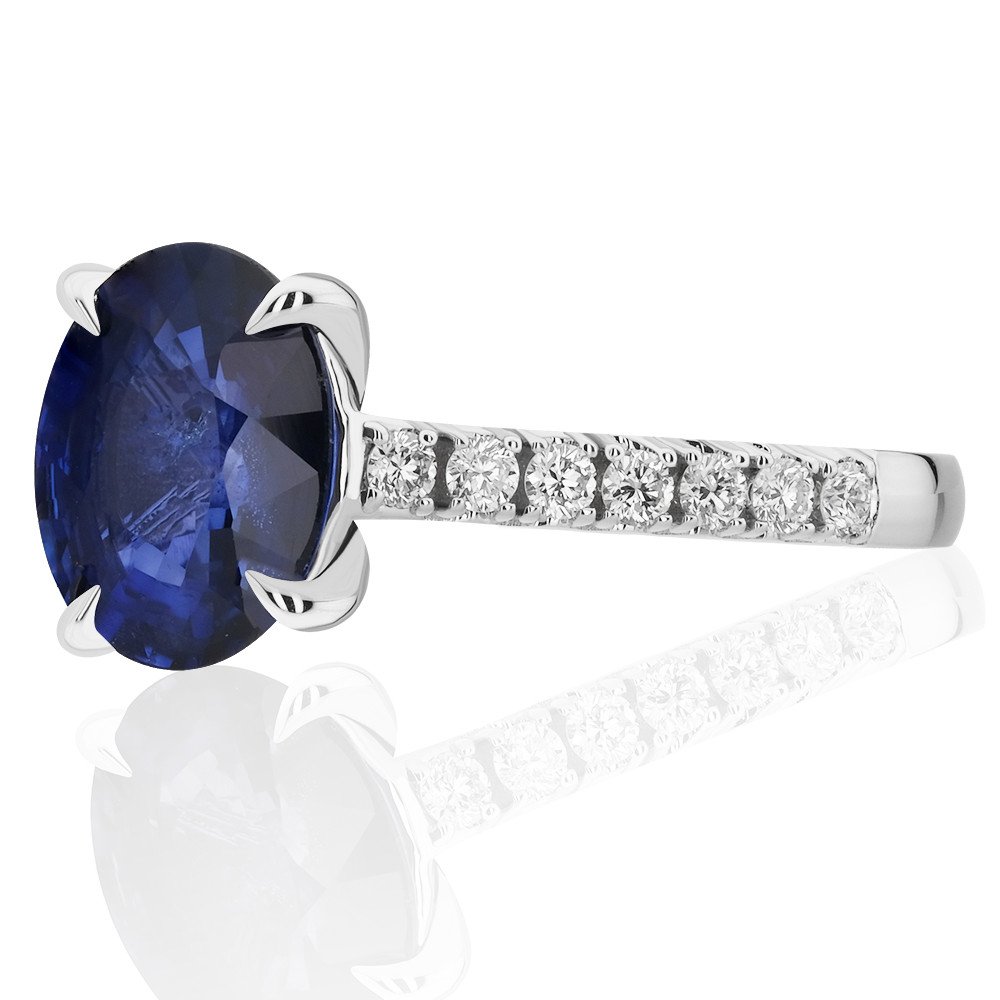YPS0054-0001_3 2,47 Carat Diamond Sapphire Ring - Image 3