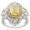 3,89 Carat Diamond Fancy Ring
