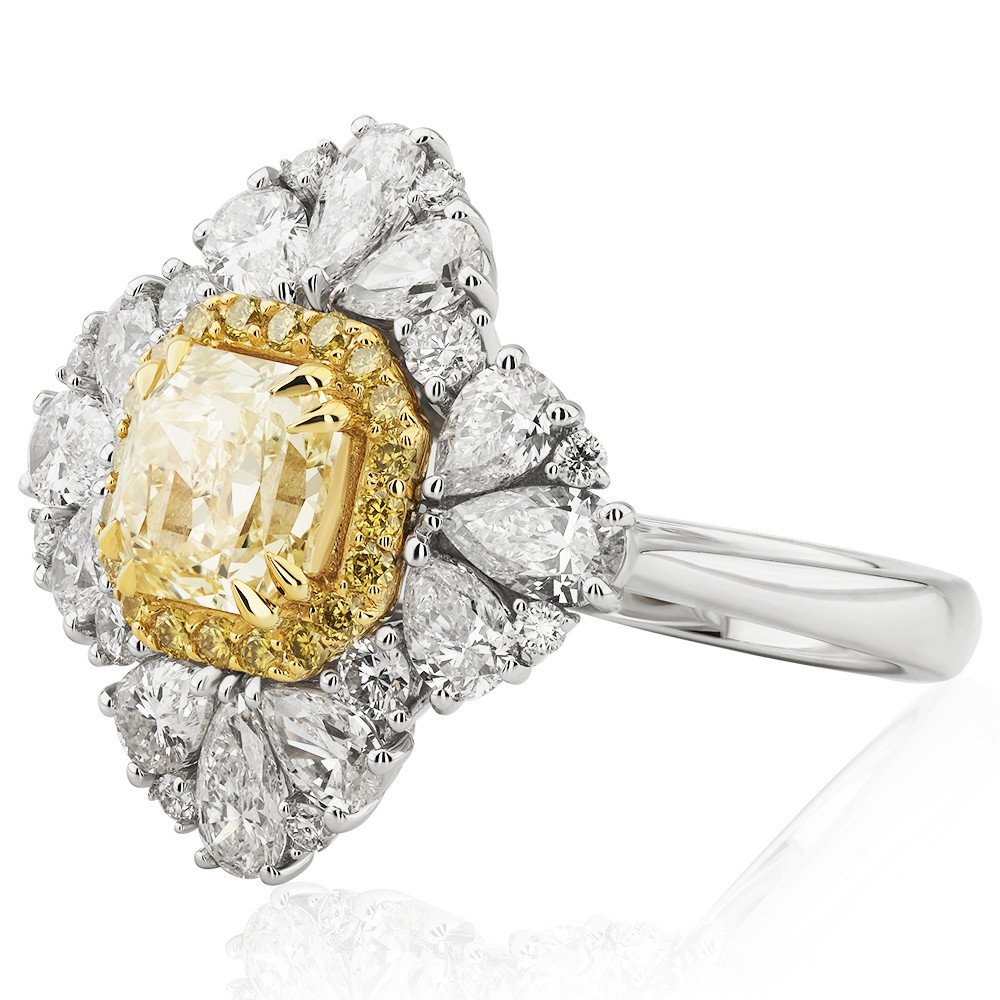 YPV0074-0001_3 3,89 Carat Diamond Fancy Ring - Image 3