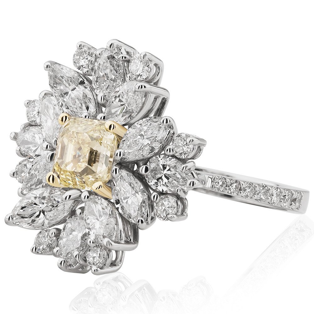 YPV0078-0001_3 4,58 Carat Diamond Fancy Ring - Image 3