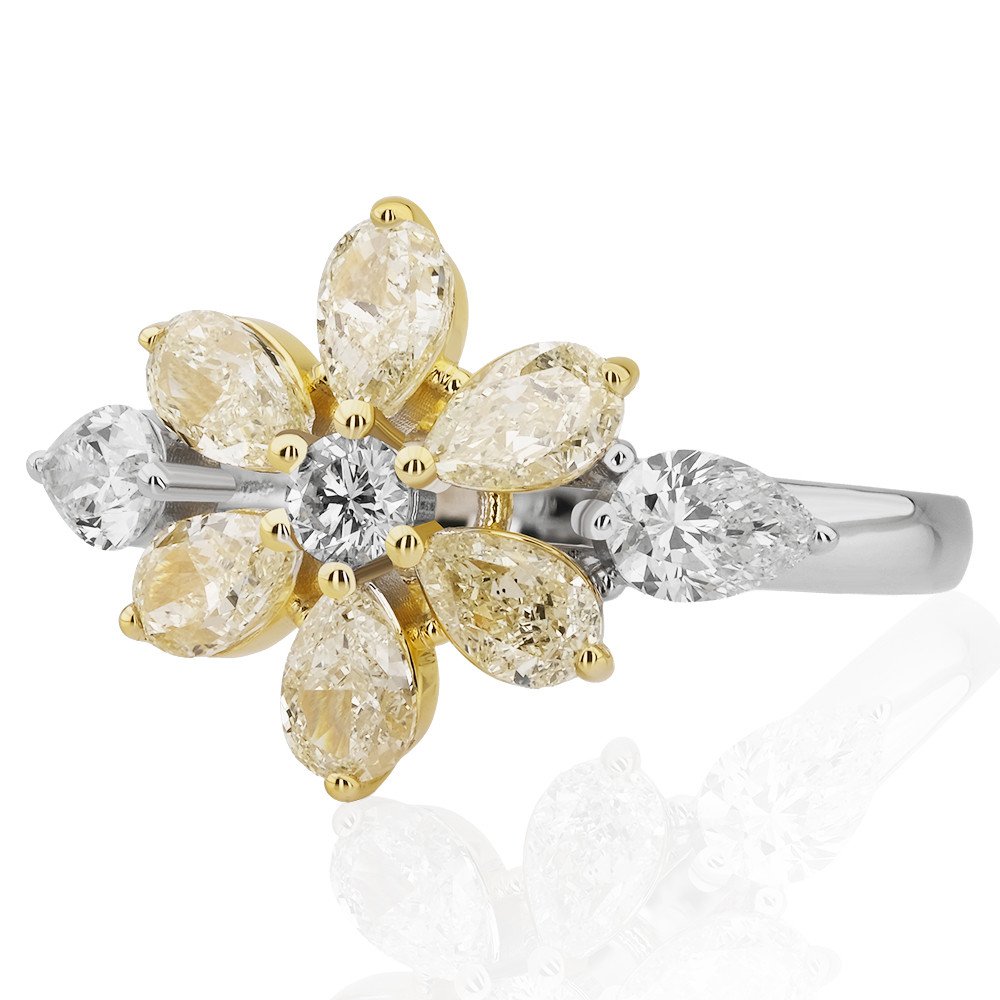 YPV0144-0001_3 2,60 Carat Diamond Fancy Ring - Image 3