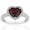2,42 Carat Diamond Ruby Ring