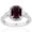 2,80 Carat Diamond Ruby Ring