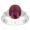 3,82 Carat Diamond Ruby Ring