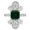 4,78 Carat Diamond Emerald Ring