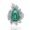 8,44 Carat Diamond Emerald Ring