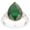 6,66 Carat Diamond Emerald Ring