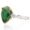 6,66 Carat Diamond Emerald Ring - Image 3