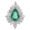 7,90 Carat Diamond Emerald Ring