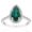 2,18 Carat Diamond Emerald Ring