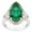 6,40 Carat Diamond Emerald Ring
