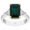 4,21 Carat Diamond Emerald Ring