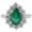3,56 Carat Diamond Emerald Ring - Image 2